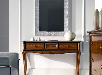 Konsolentisch Holz Telefon Tisch Beistelltische Tische Möbel Konsole Italien Neu